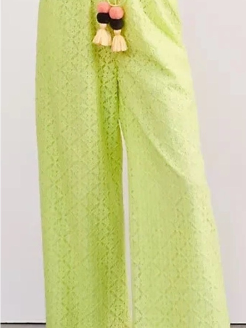 Anthropologie lacy wide leg pant NWT
